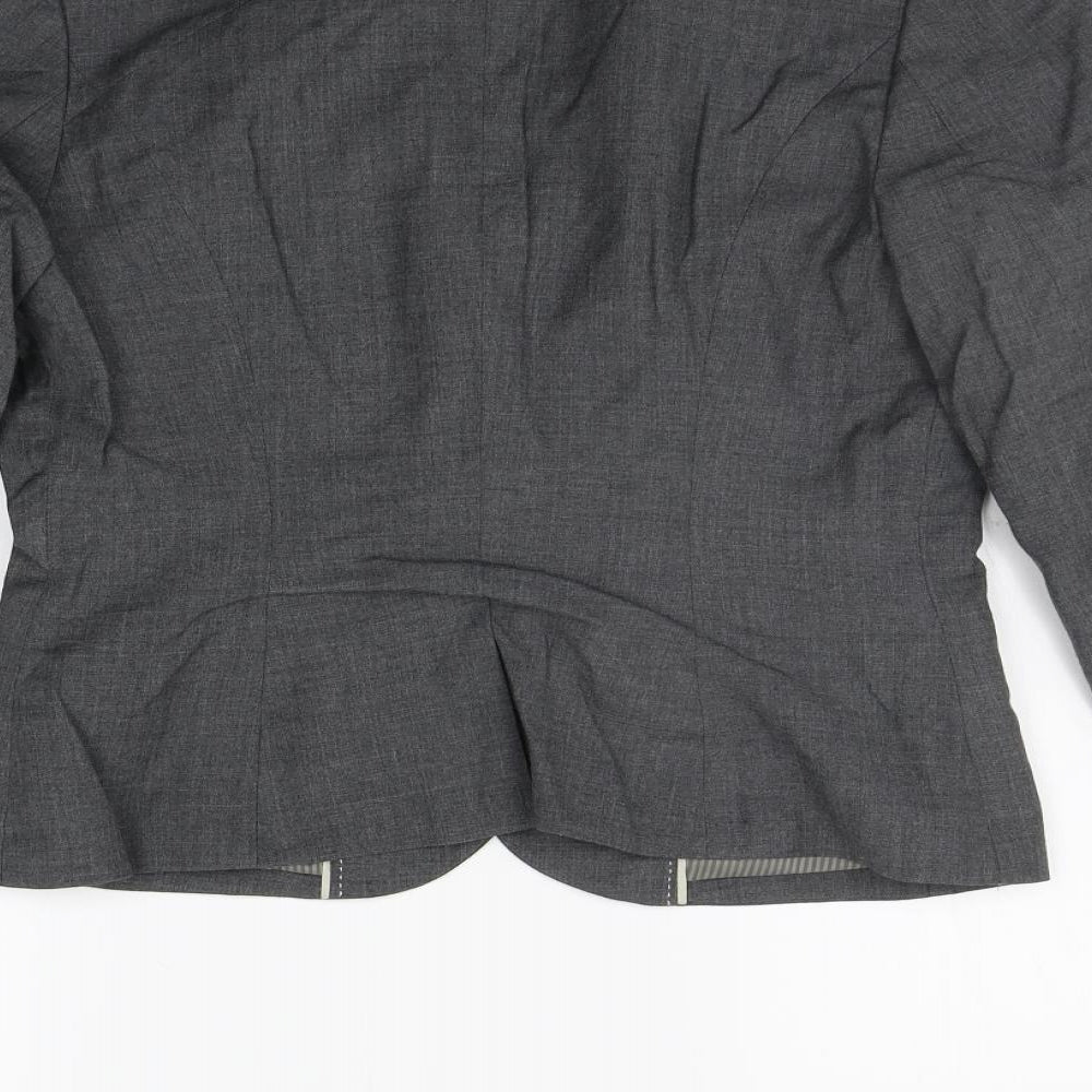 Mexx Womens Grey Jacket Suit Jacket Size 14