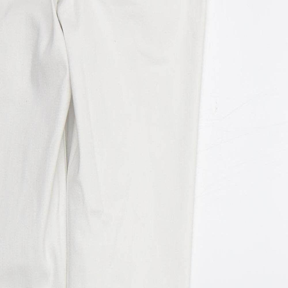 New Look Womens White Straight Jeans Size 8 L28 in