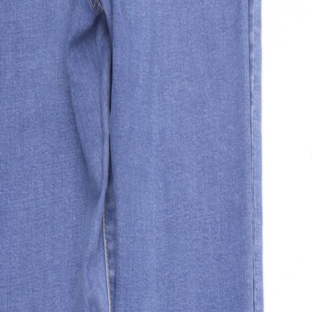 deniem co Womens Blue Straight Jeans Size 8 L28 in
