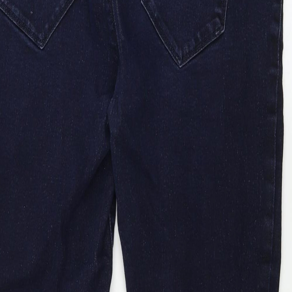 New Look Womens Blue Straight Jeans Size 8 L27 in