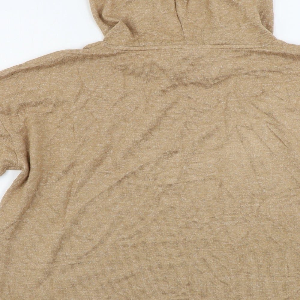 Marks & Spencer Womens Brown Pullover Hoodie Size 8