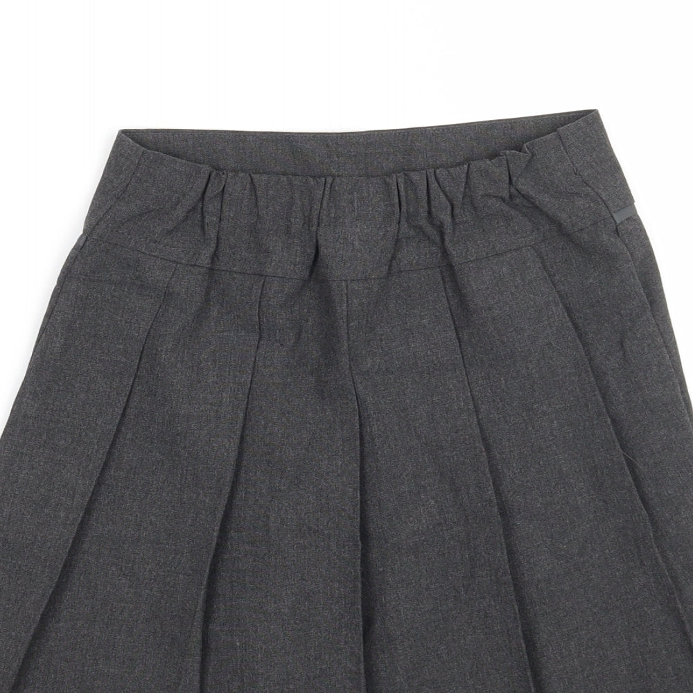 TU Girls Grey A-Line Skirt Size 5 Years - School wear