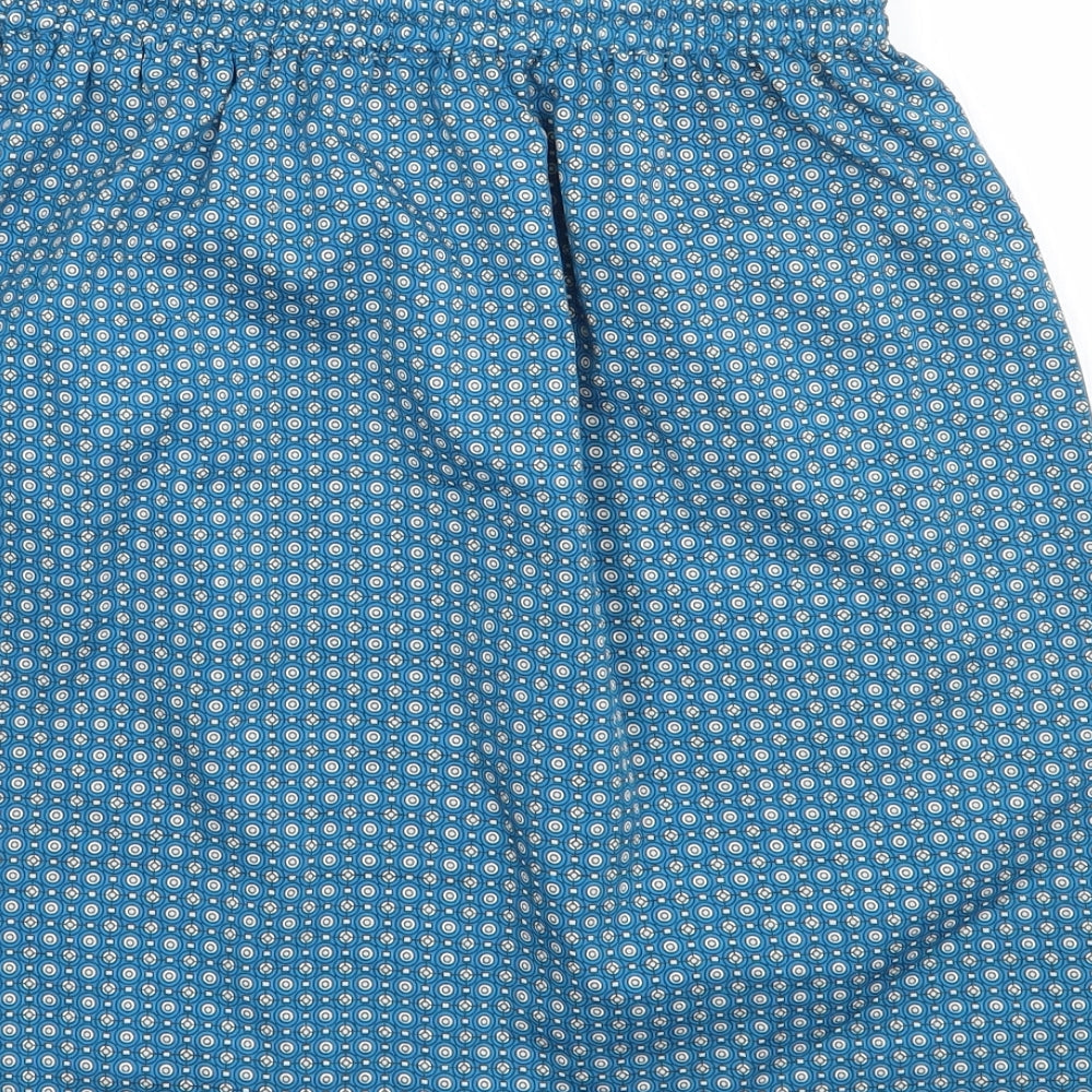 Atterley road Womens Blue Geometric A-Line Skirt Size 8