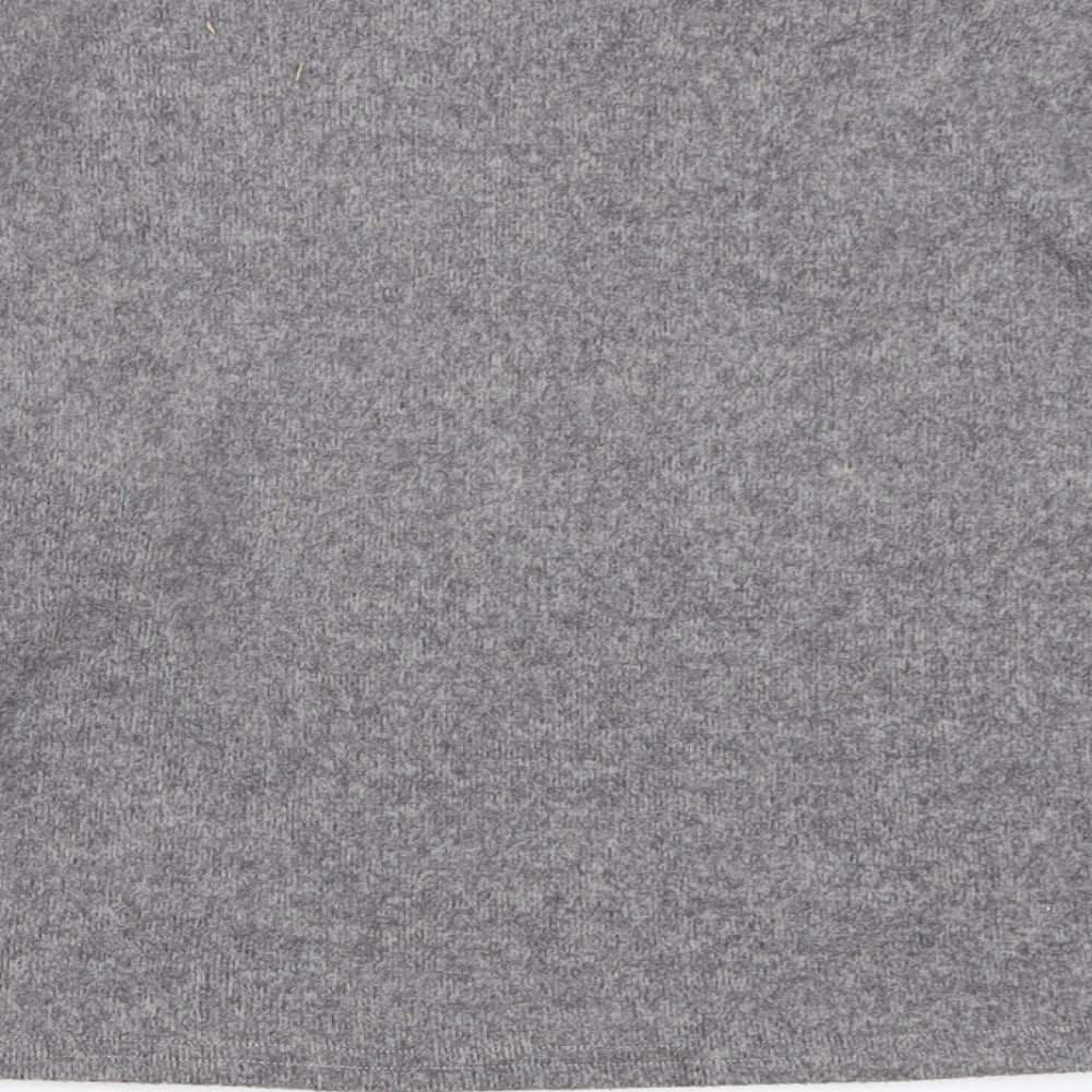New Look Womens Grey Pullover Jumper Size S