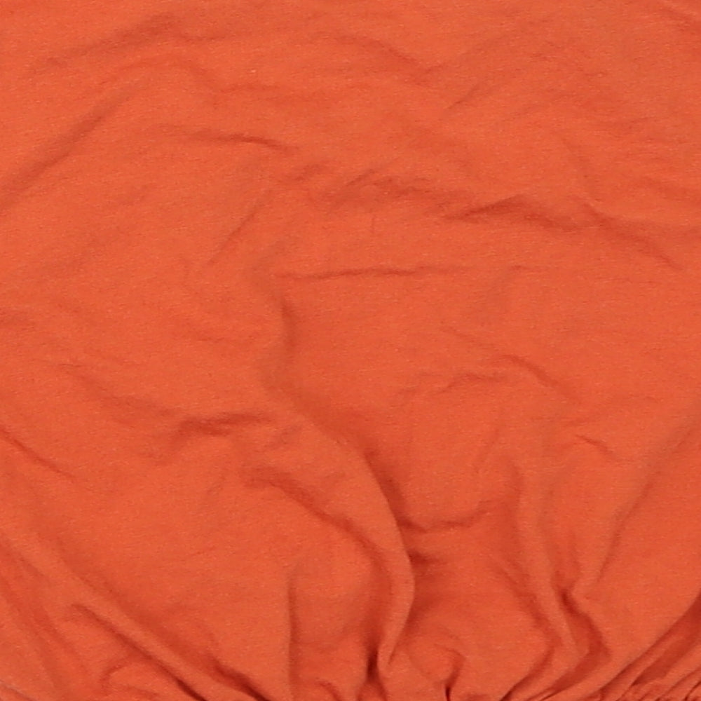 Primark Womens Orange Cropped T-Shirt Size XS