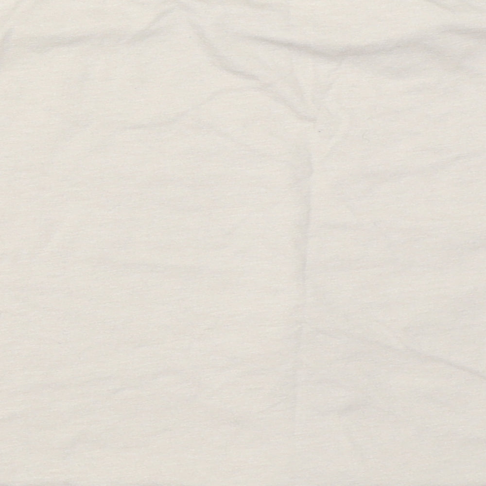 George Girls Beige Basic T-Shirt Size 7-8 Years