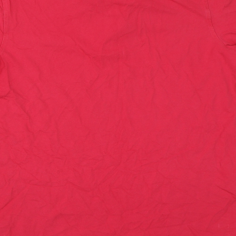 Selected Mens Pink Polo Size L