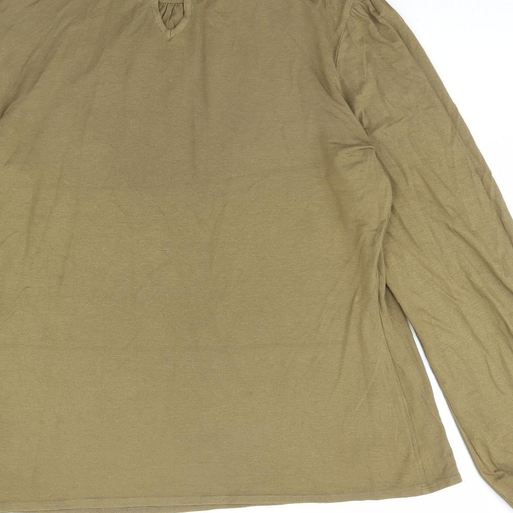 Limited collection Womens Green Basic Blouse Size 14