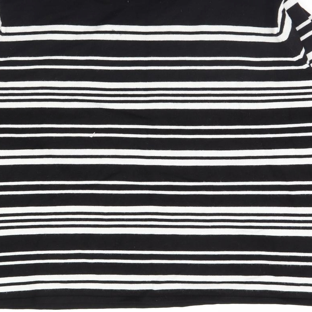 Berketex Womens Black Striped Pullover Jumper Size 18