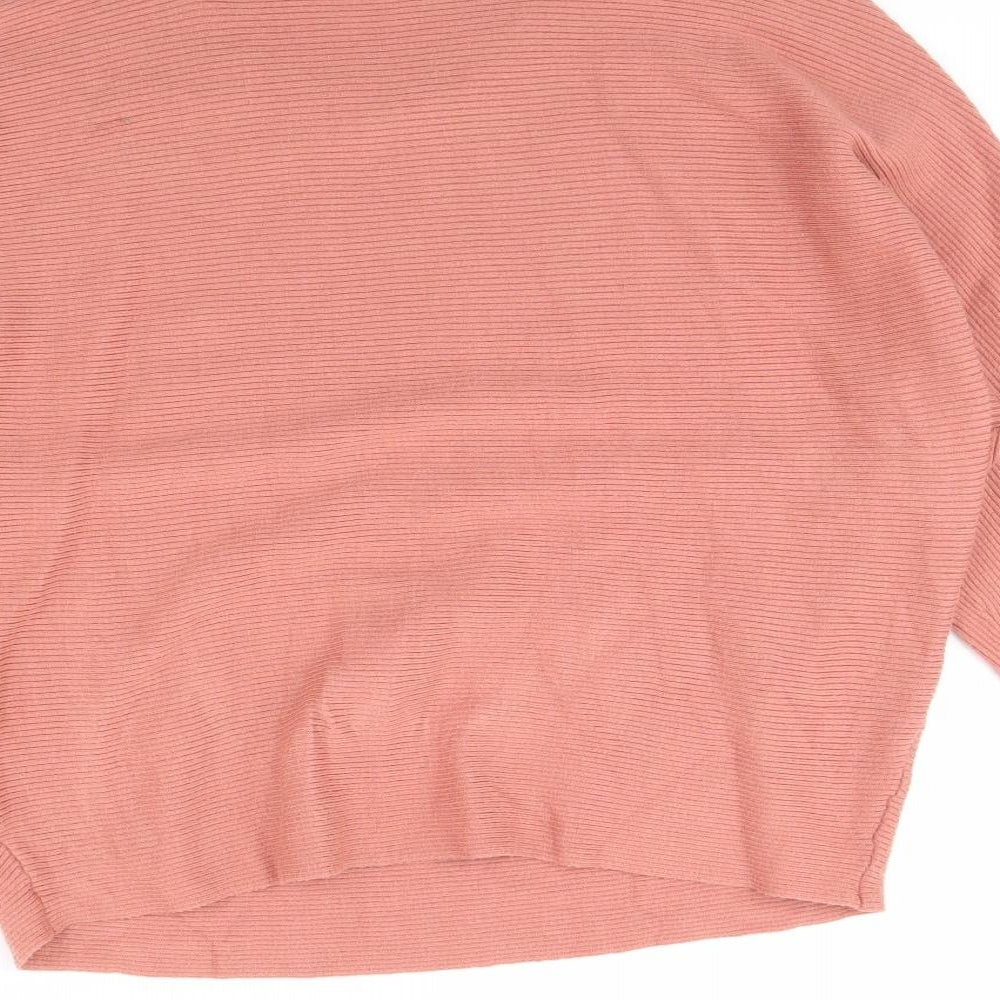 Primark Womens Pink Pullover Jumper Size L