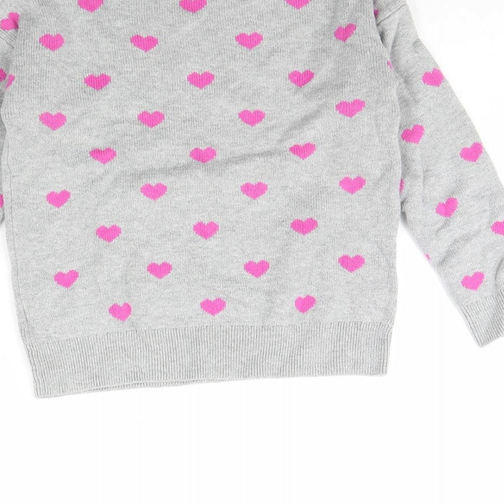 Gap Girls Grey Pullover Jumper Size S