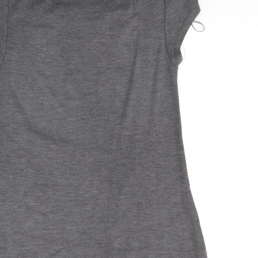 H&M Womens Grey Basic Blouse Size M