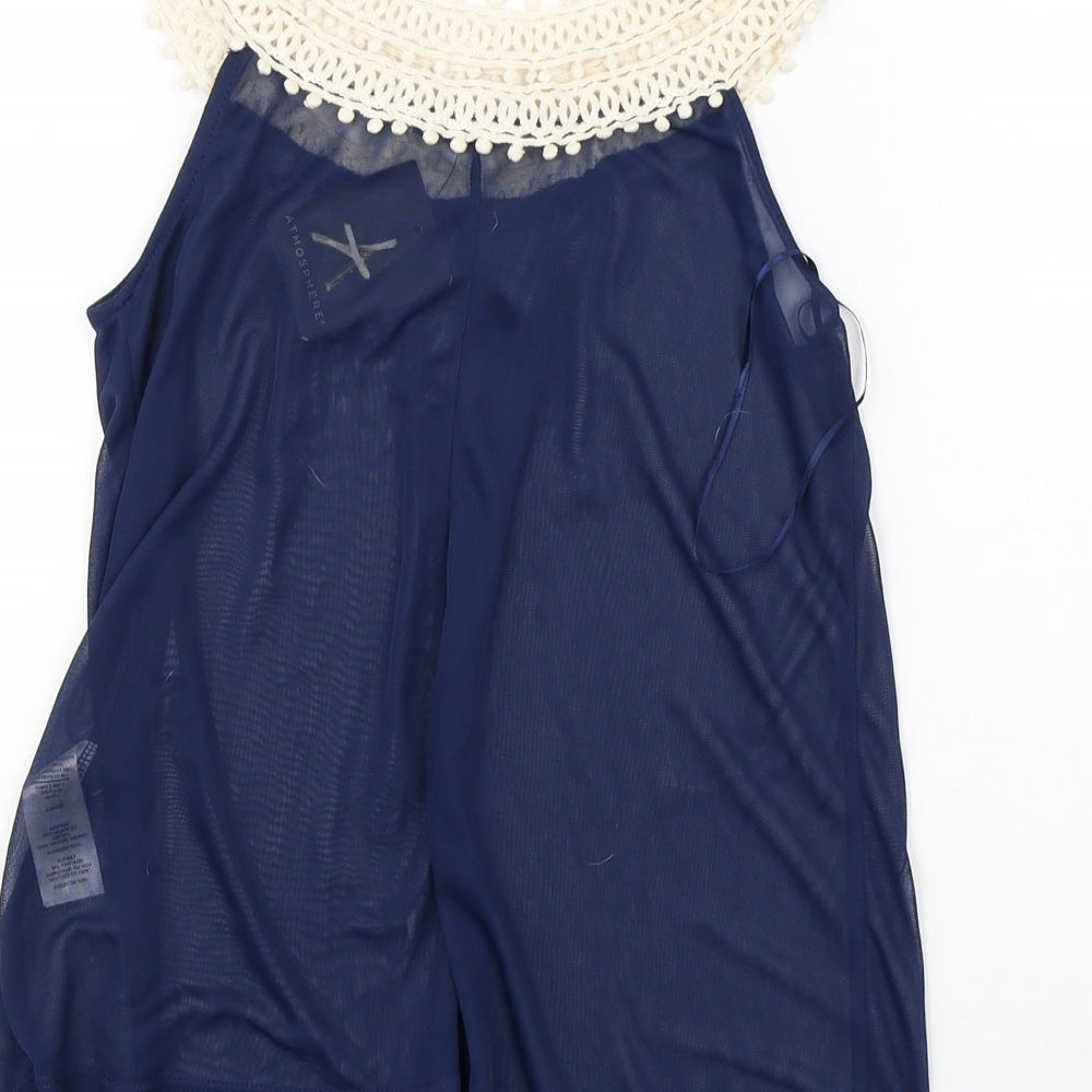 Primark Womens Blue Basic Blouse Size 6