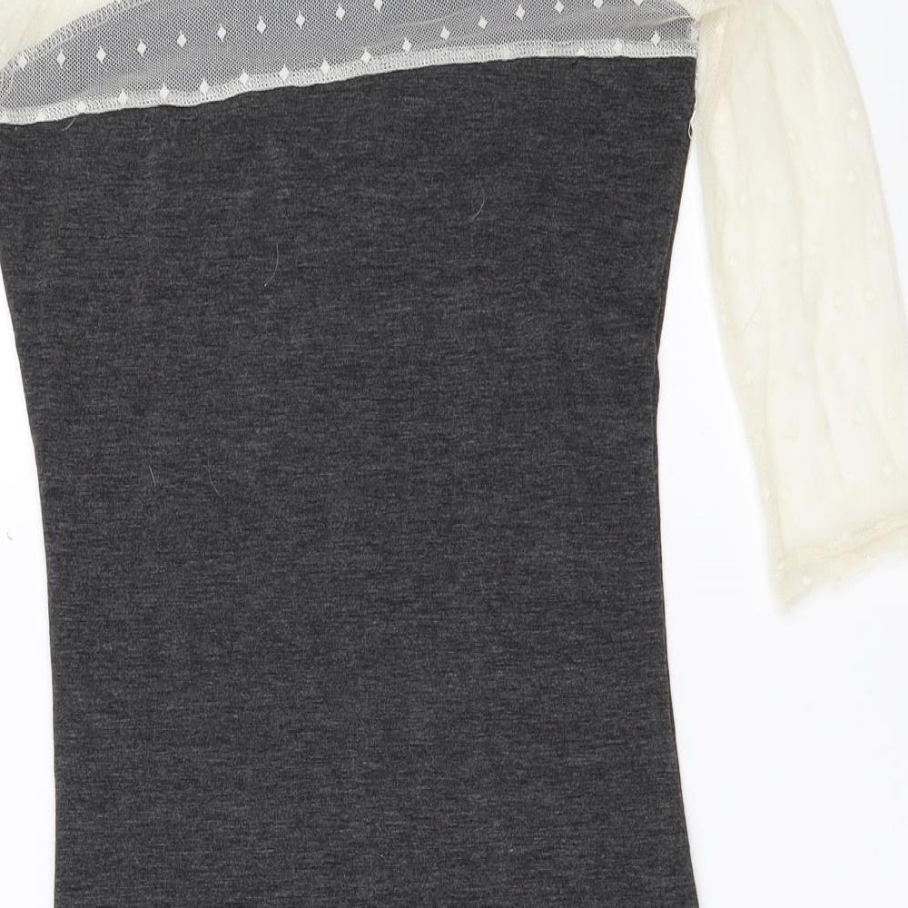 Preworn Womens Grey Shift Size M