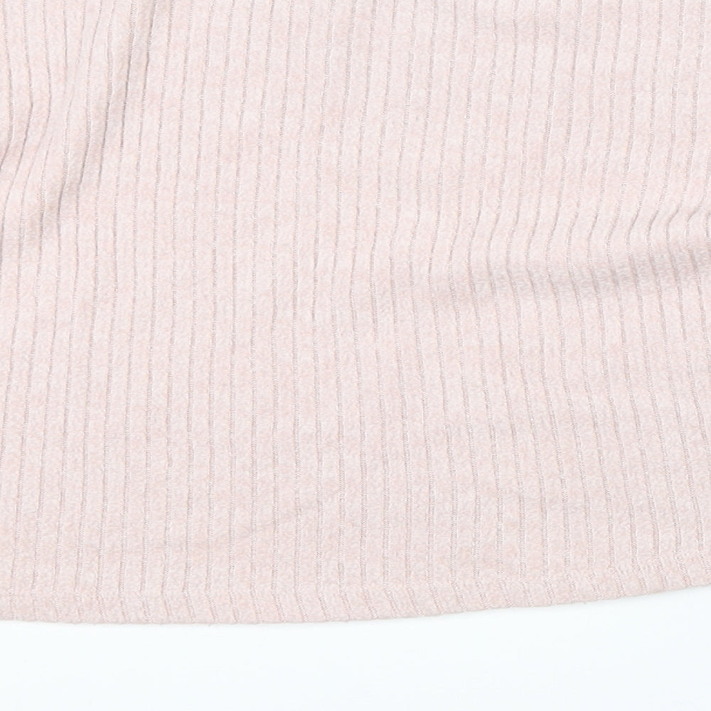 H&M Girls Pink Pullover Jumper Size 11-12 Years