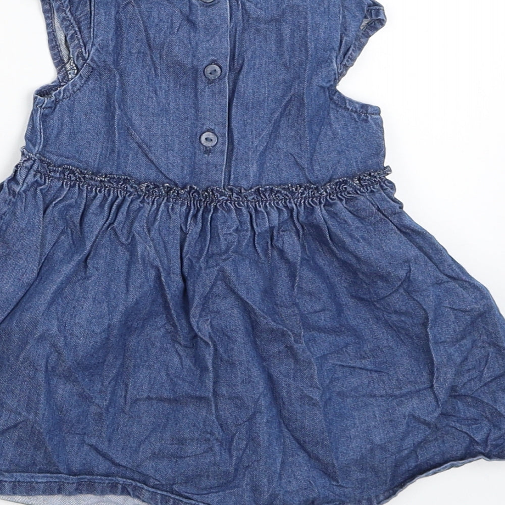 NEXT Girls Blue A-Line Size 3-6 Months - Denim