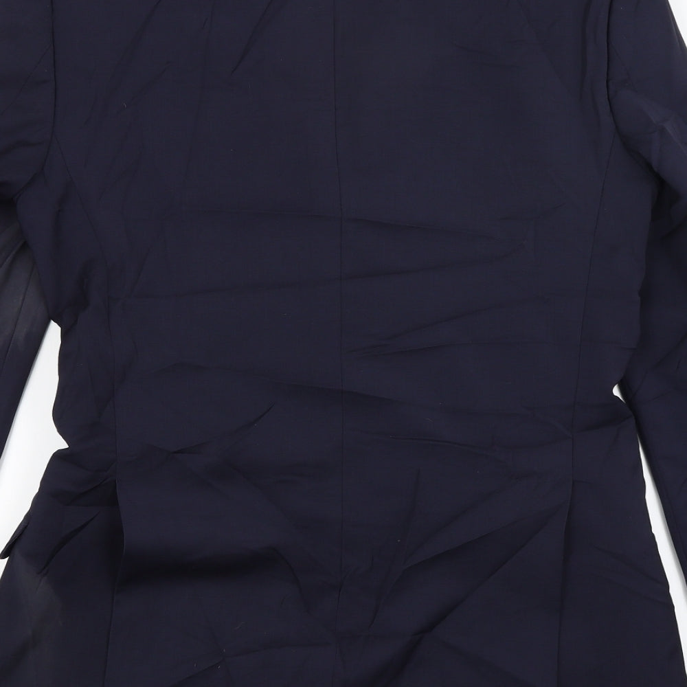 Autograph Mens Blue Jacket Suit Jacket Size 34