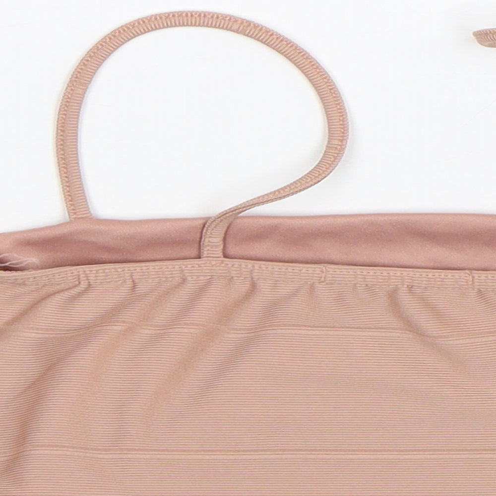 Missguided Womens Pink Cropped Tank Size 4