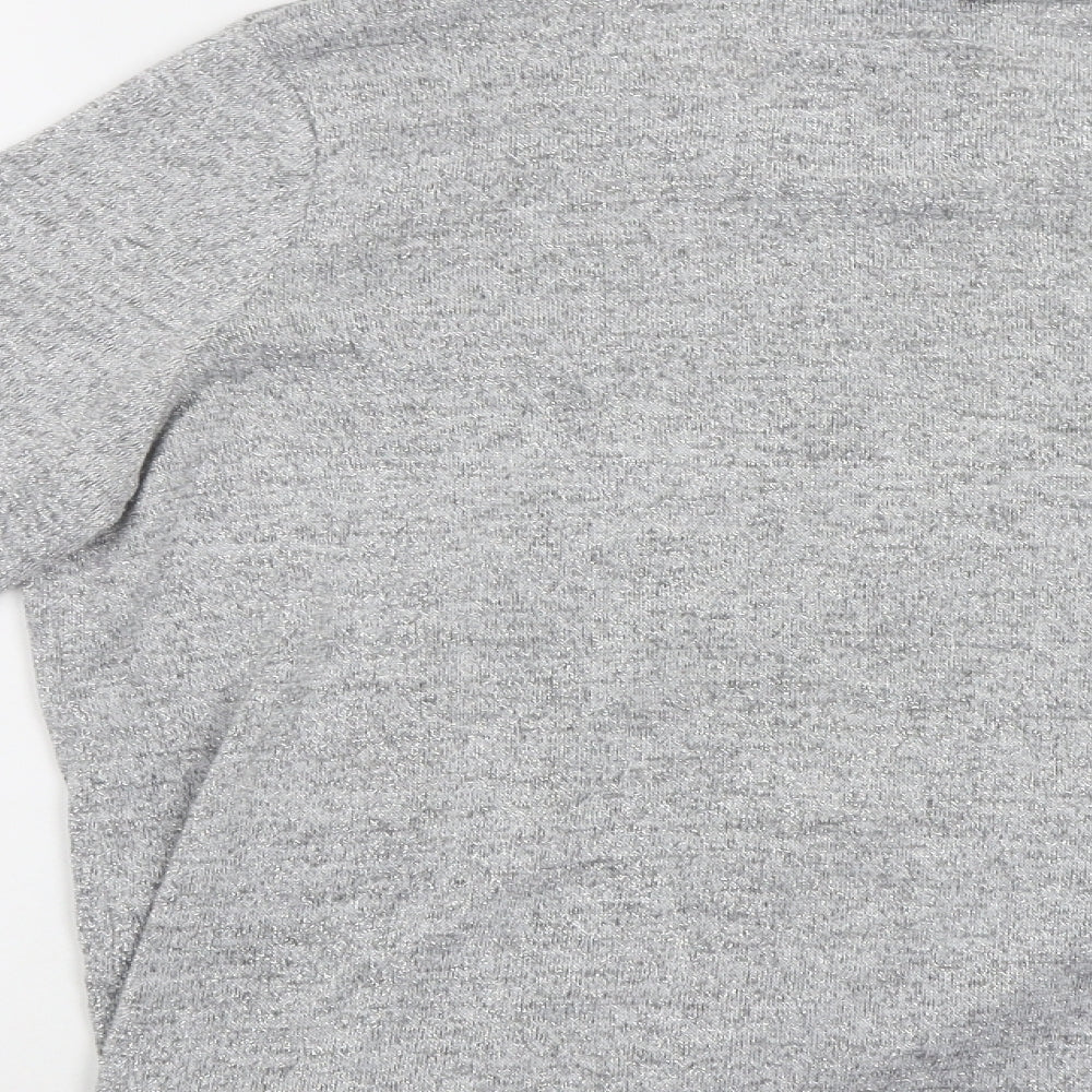 Matalan Womens Silver Pullover Sweatshirt Size M
