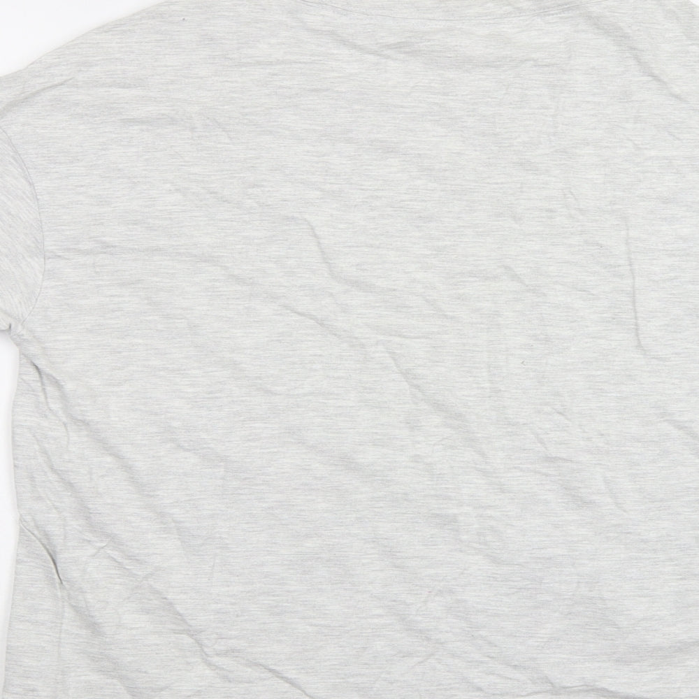 Primark Womens Grey Top Pyjama Top Size M - Xmas Top