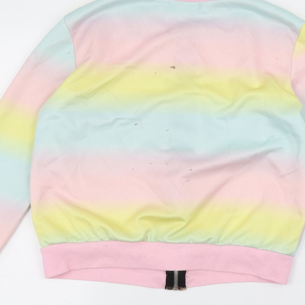 Prague Girls Pink Bomber Jacket Jacket Size M