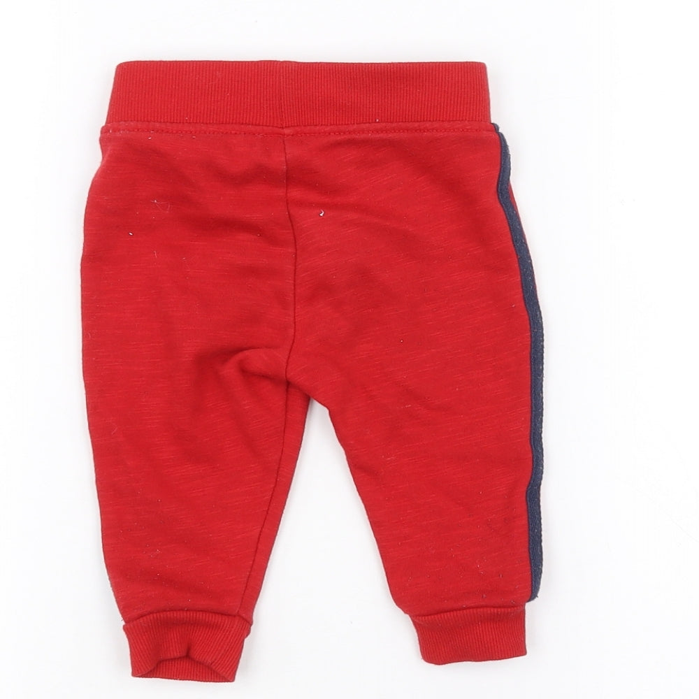 Primark Baby Red Sweatpants Trousers Size 3-6 Months