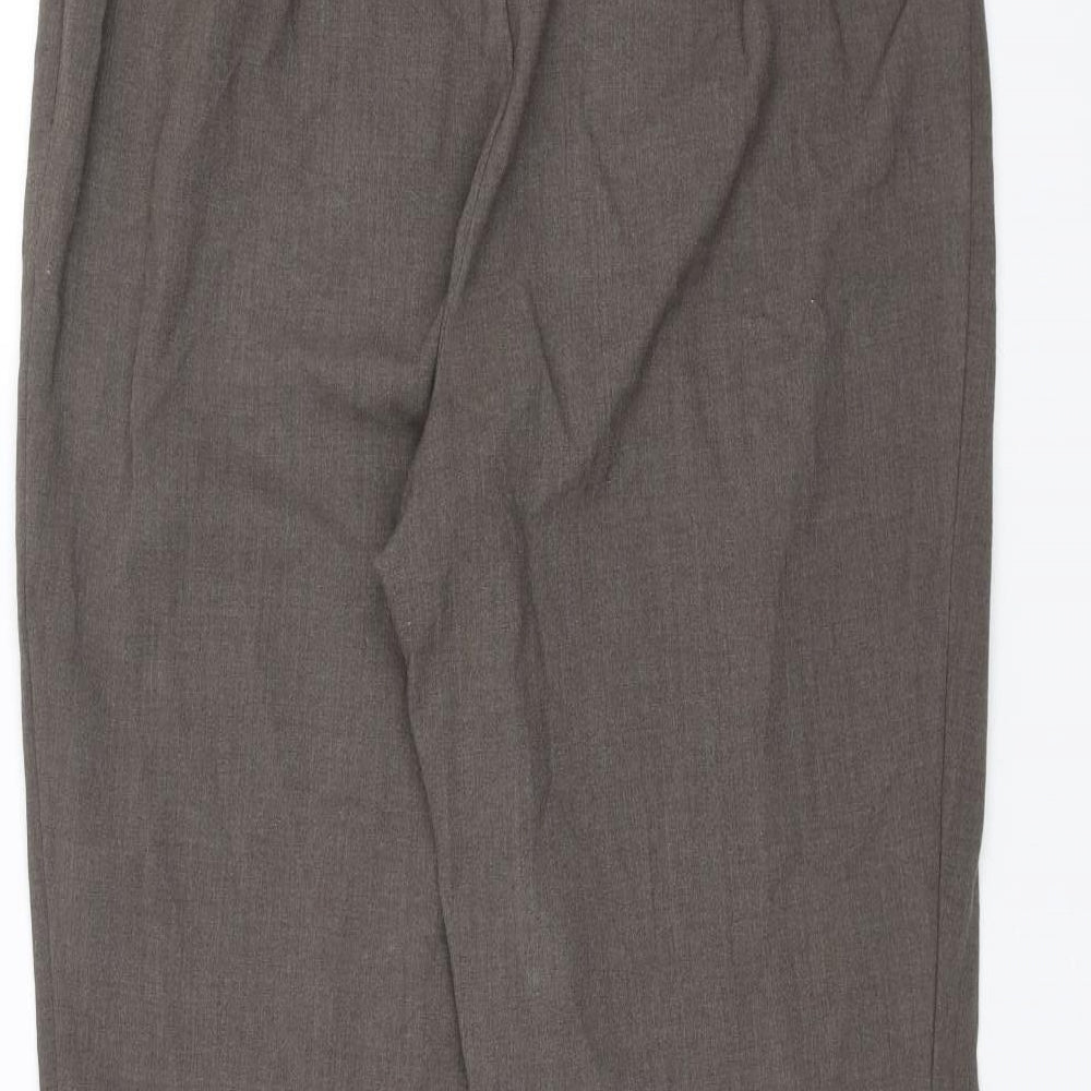 Marks & Spencer Womens Beige Trousers Size 12 L25 in