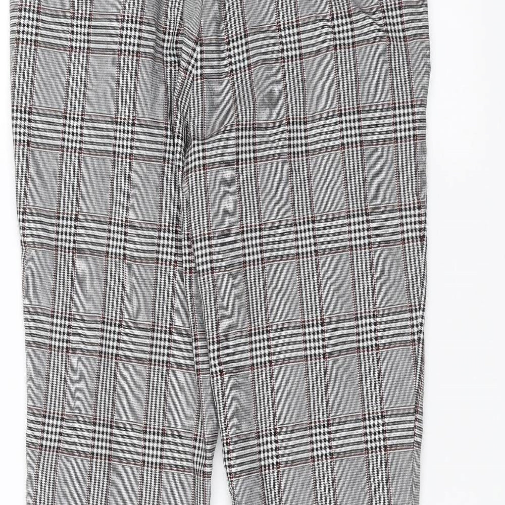River Island Womens White Trousers Size 30 in L30 in