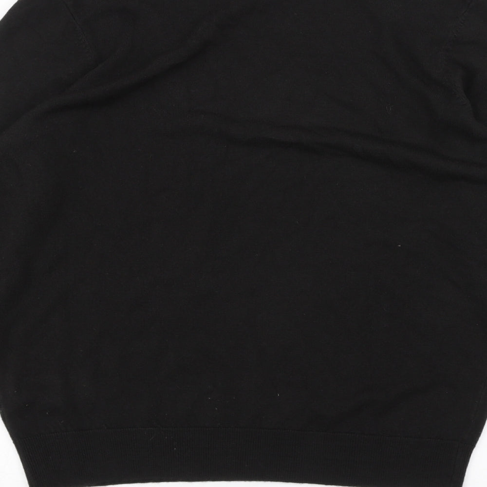 Maine New England Womens Black Pullover Jumper Size S