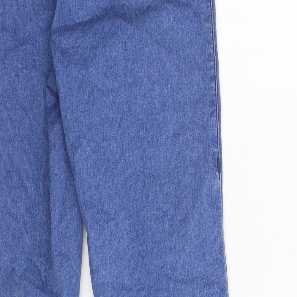 Topshop Womens Blue Denim Skinny Jeans Size 25 L32 in