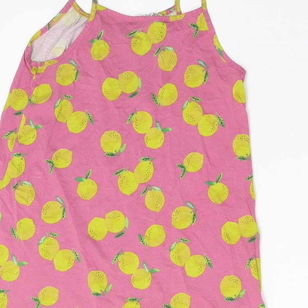 H&M Girls Pink Basic Tank Size 8-9 Years - Lemons