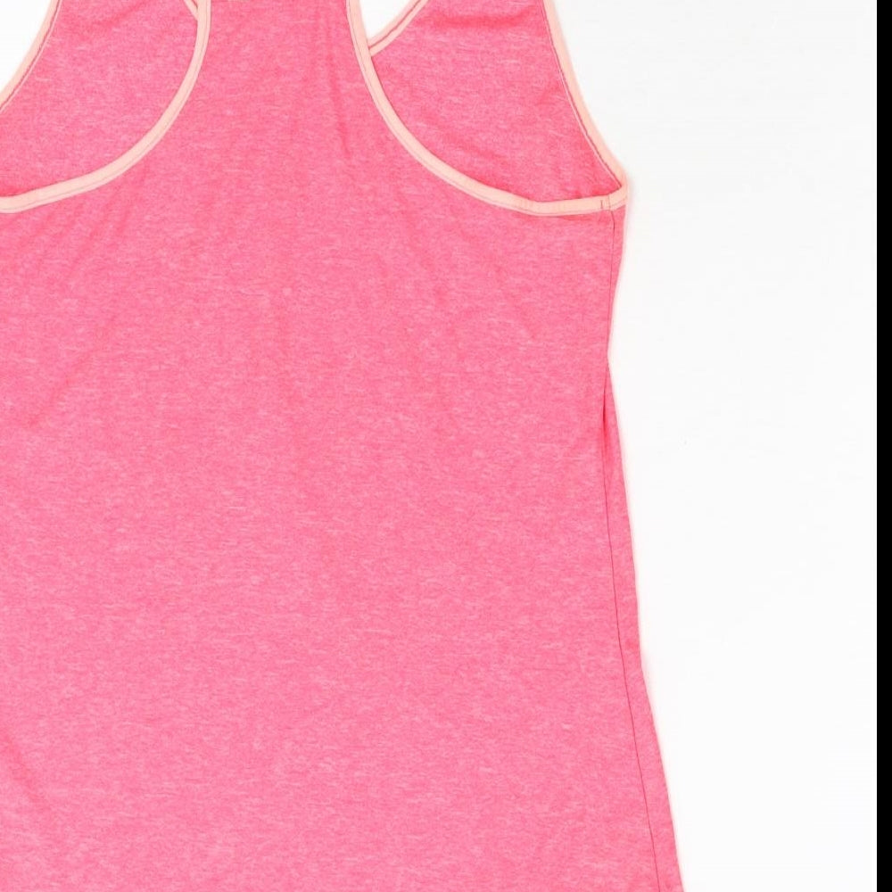 Preworn Womens Pink Basic Tank Size S