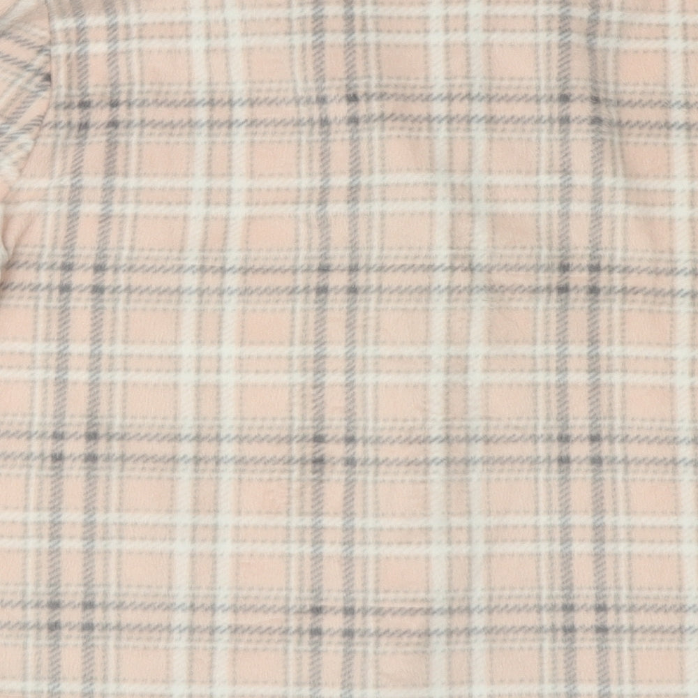 Day dreams Womens Pink Plaid Pyjama Top Size S