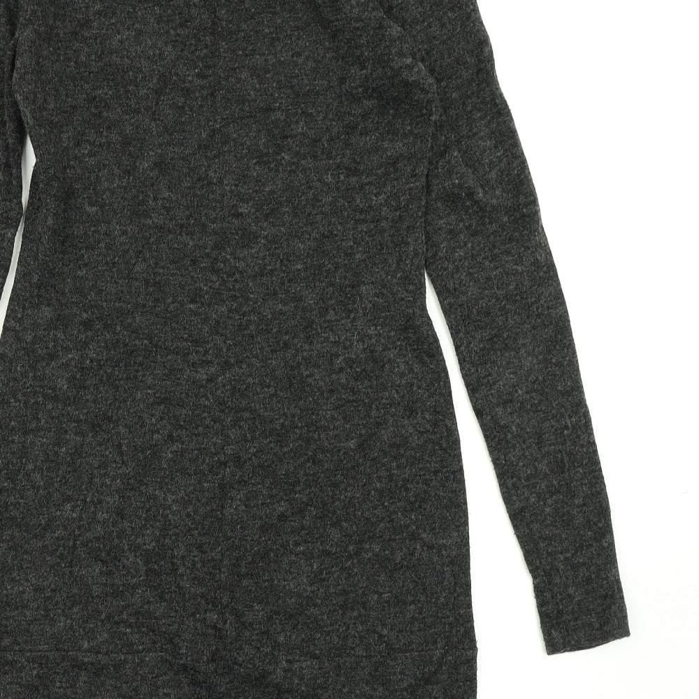 Magnalica Womens Grey Knit Bodycon Size 8