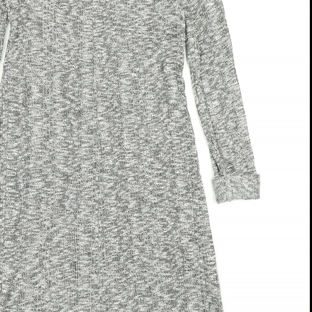 New Look Womens Grey Fit & Flare Size 8