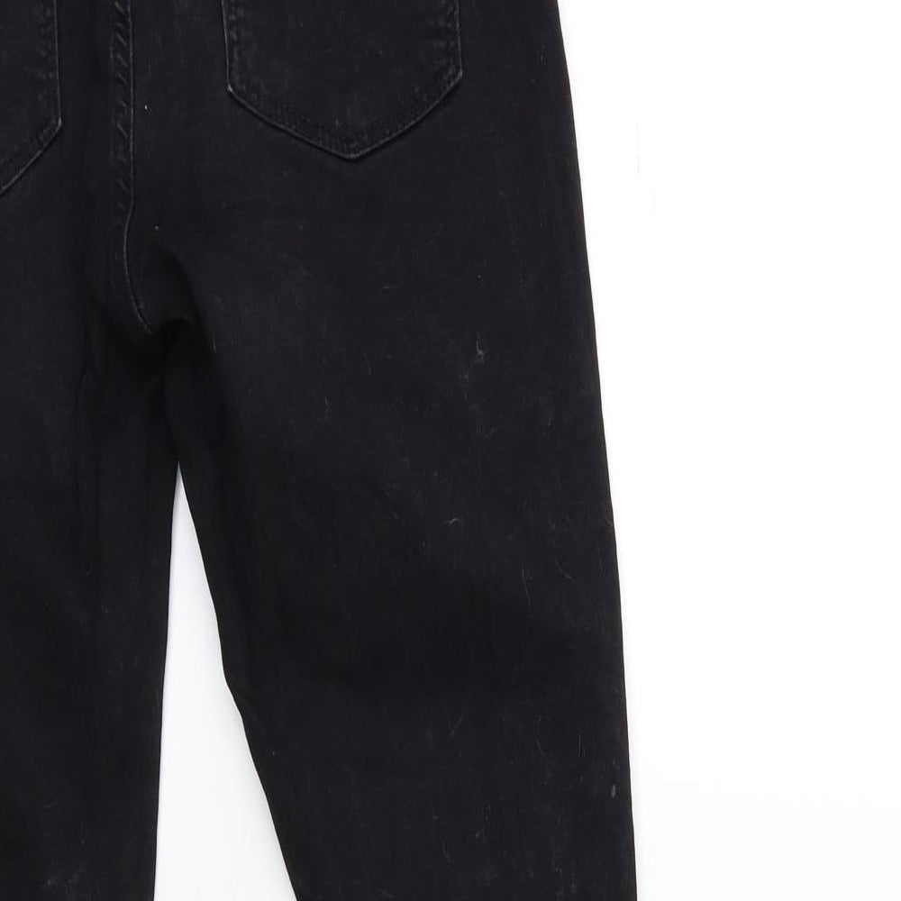 Dorothy Perkins Womens Black Denim Skinny Jeans Size 10 L27 in