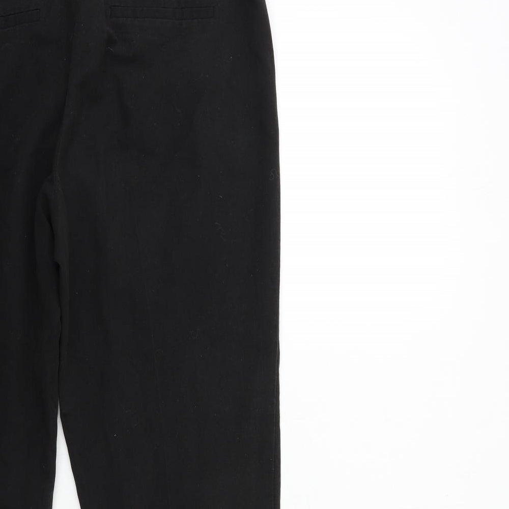 Dorothy Perkins Womens Black Trousers Size 12 L27 in
