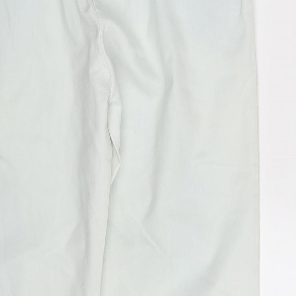 Motel Rocks Womens White Denim Jegging Leggings L29 in