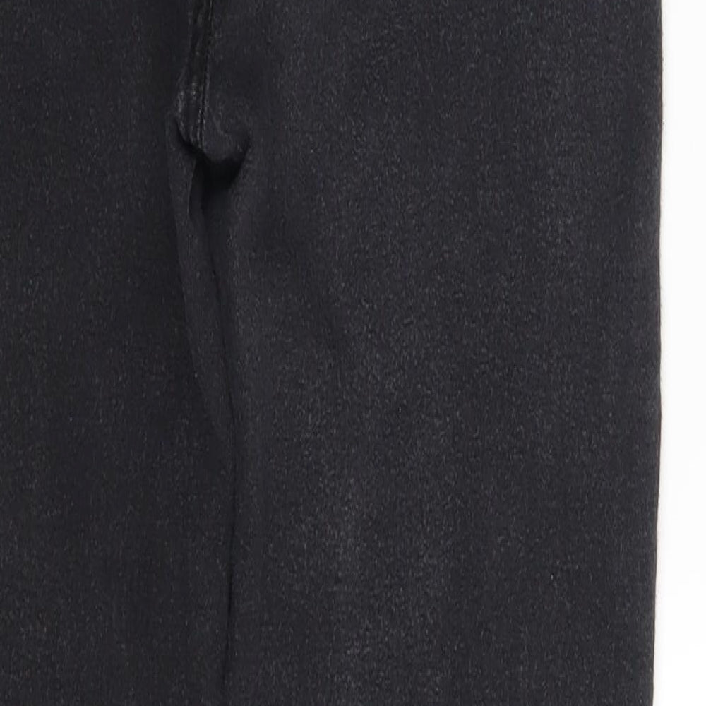 Denim Co. Womens Black Denim Jegging Leggings Size 12 L28 in