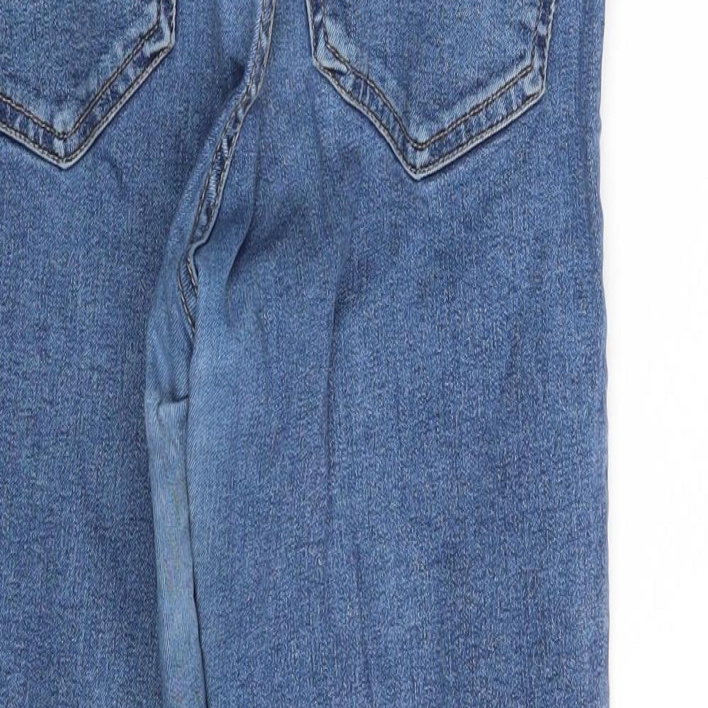 Topshop Womens Blue Denim Skinny Jeans Size 26 in L25 in