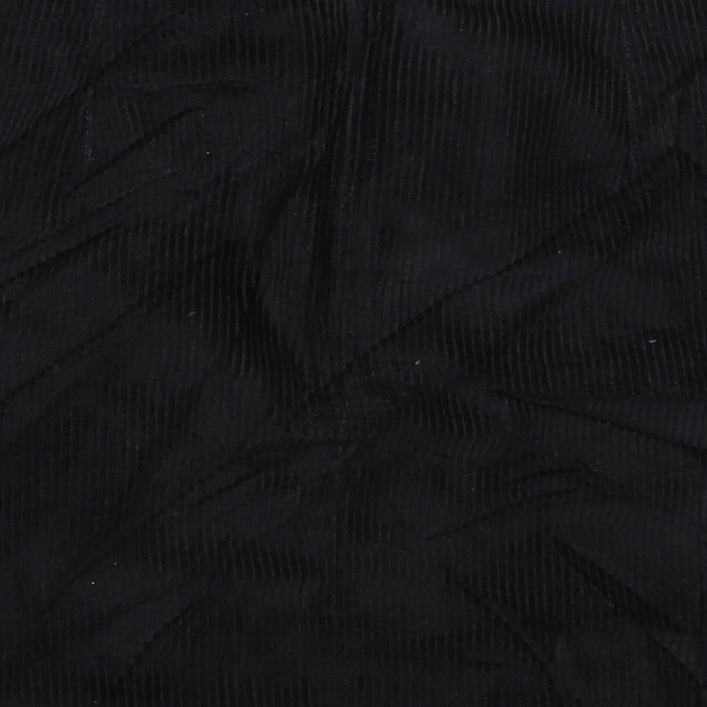 New Look Girls Black Corduroy Mini Skirt Size 13 Years