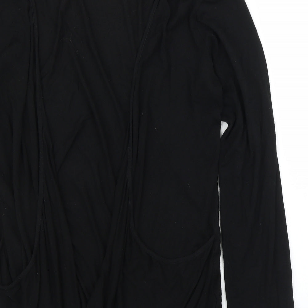 Mega Design Womens Black Cardigan Jumper Size M