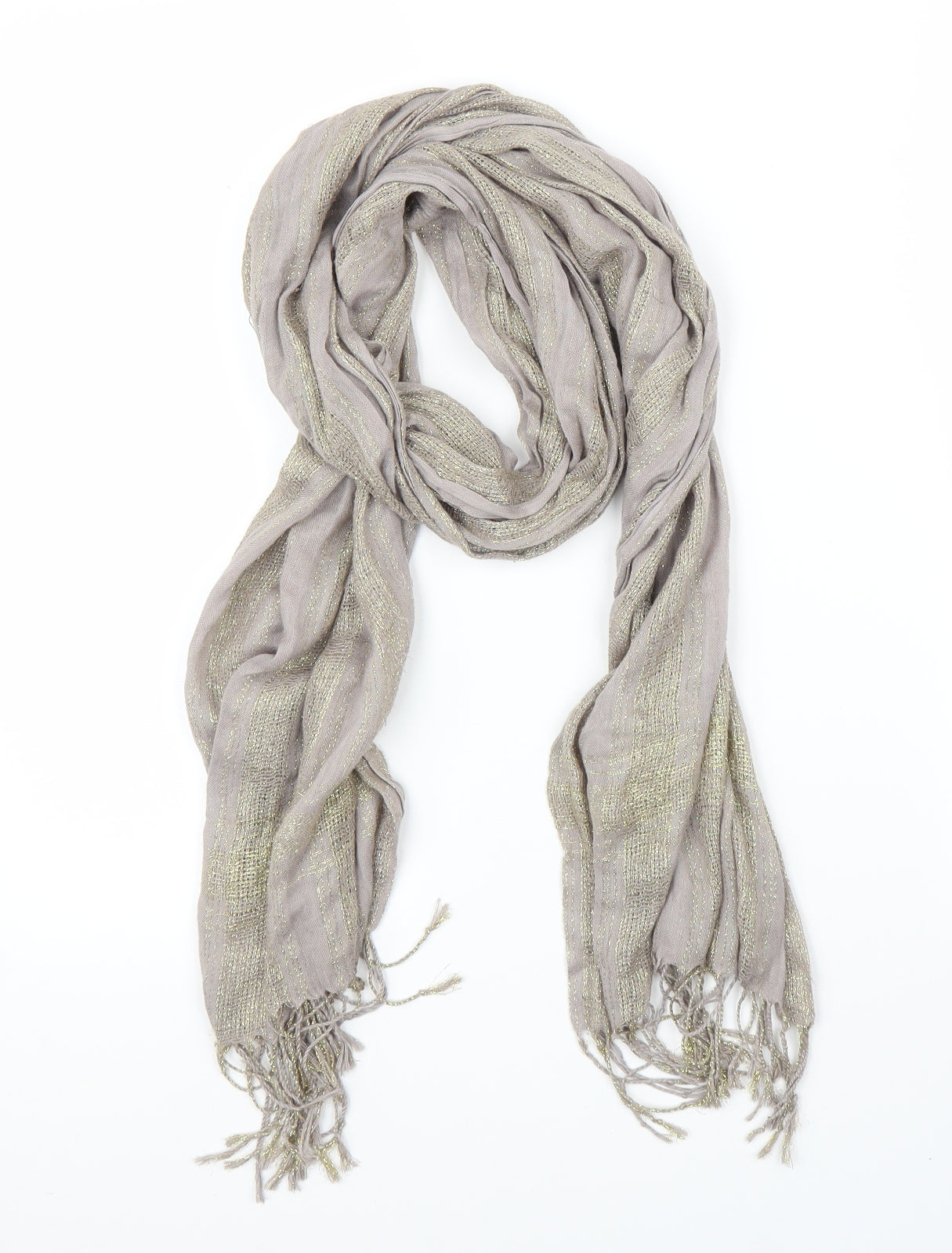 Preworn Unisex Beige Scarf