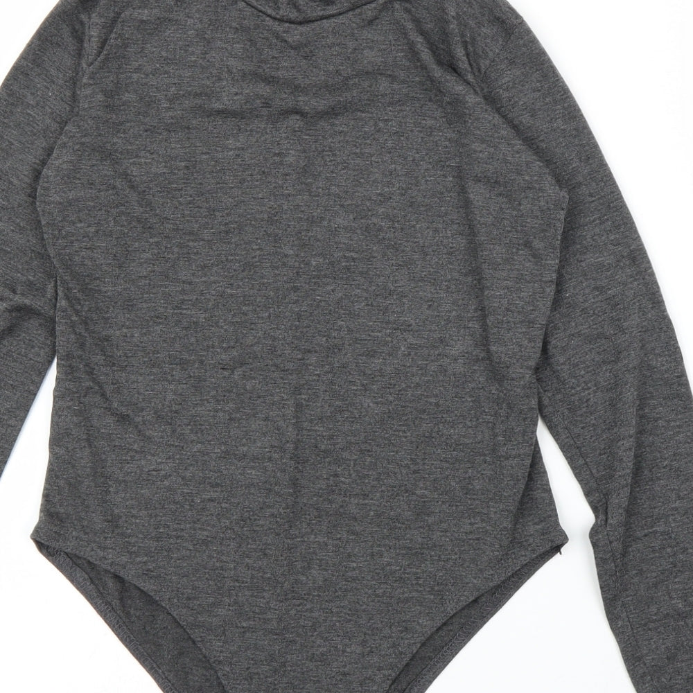 Preworn Womens Grey Leotard One-Piece Size M