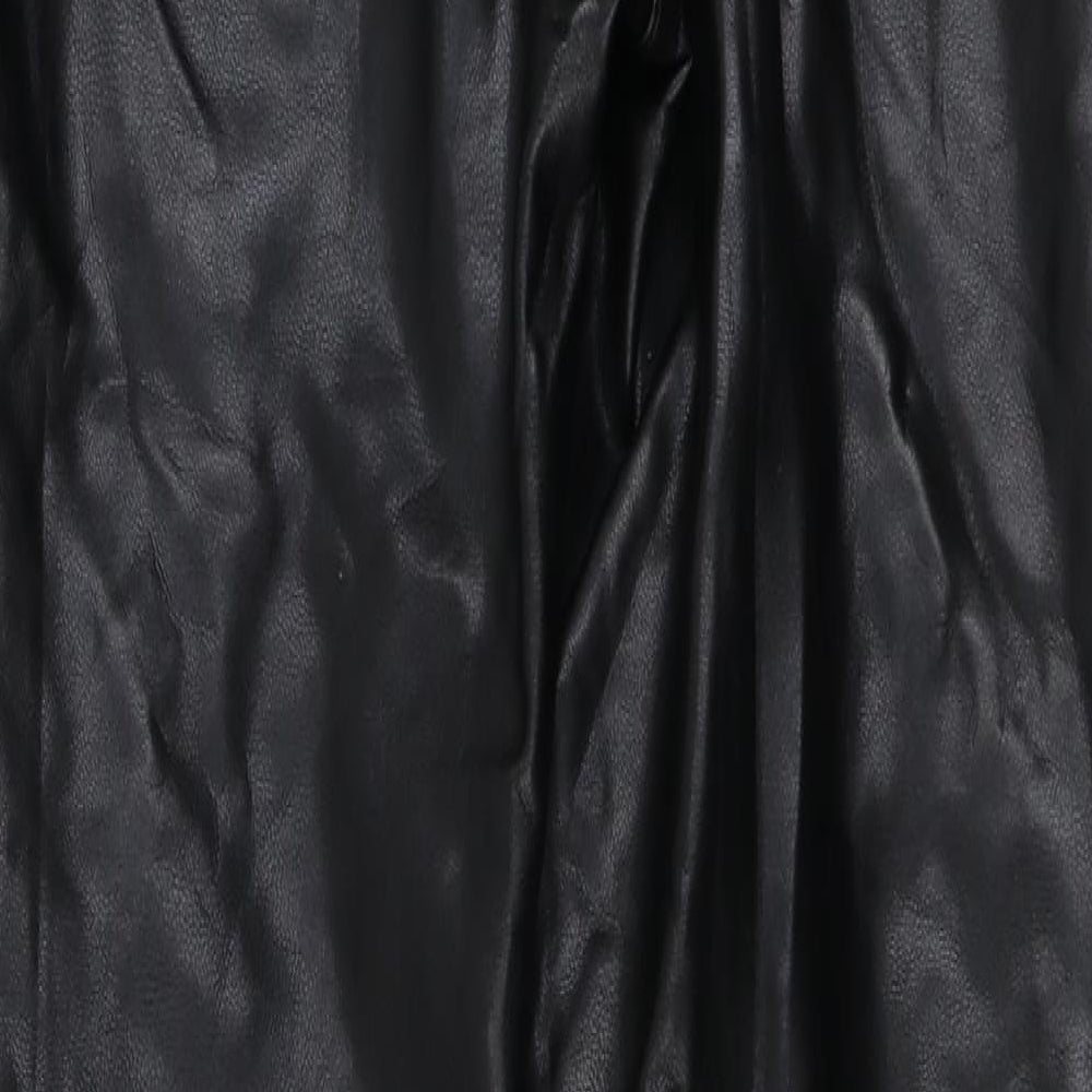 H&M Womens Black Trousers Size 6 L27 in