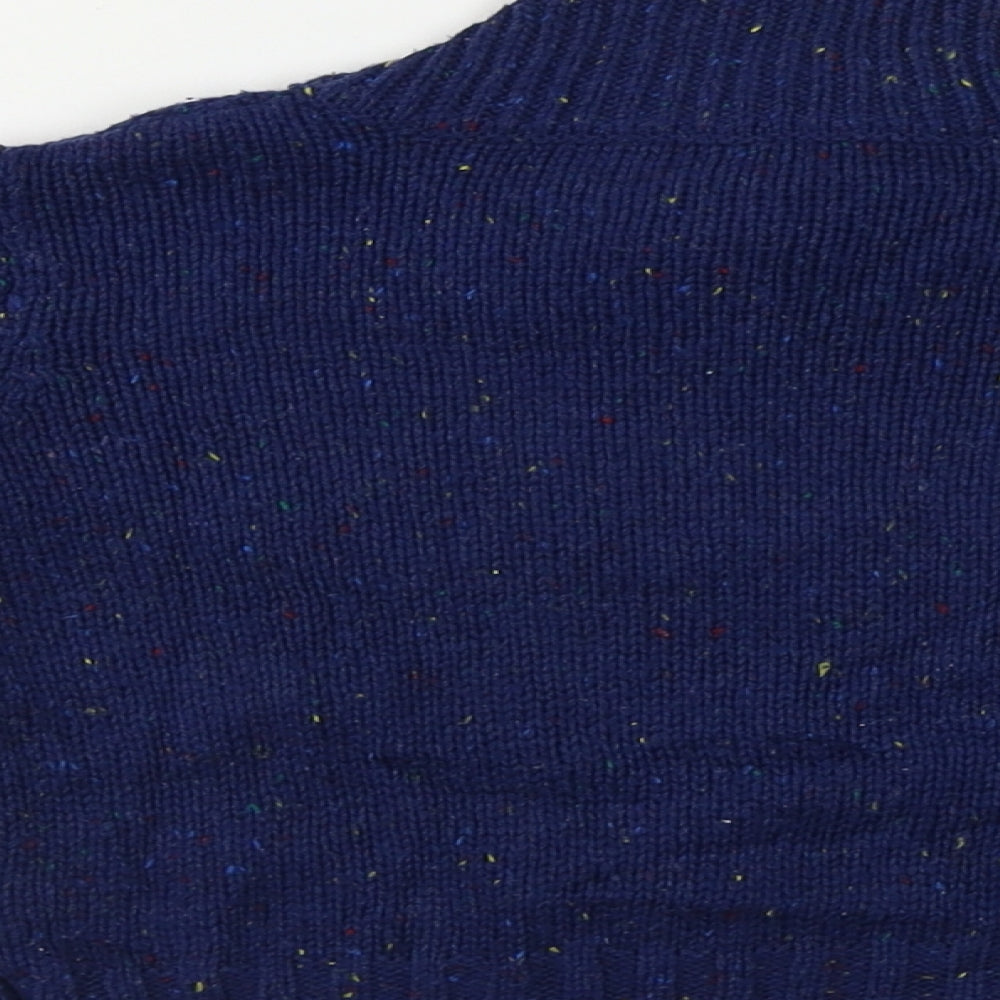 Rebel Boys Blue Pullover Jumper Size 12-18 Months