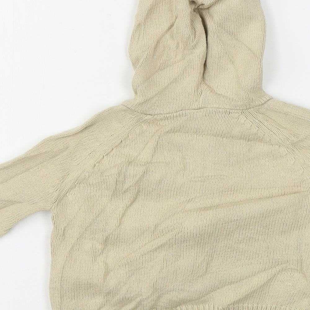 Preworn Boys Beige Jacket Size 6-9 Months