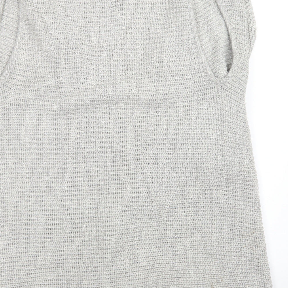 Marks & Spencer Womens Grey Knit Cardigan Jumper Size M