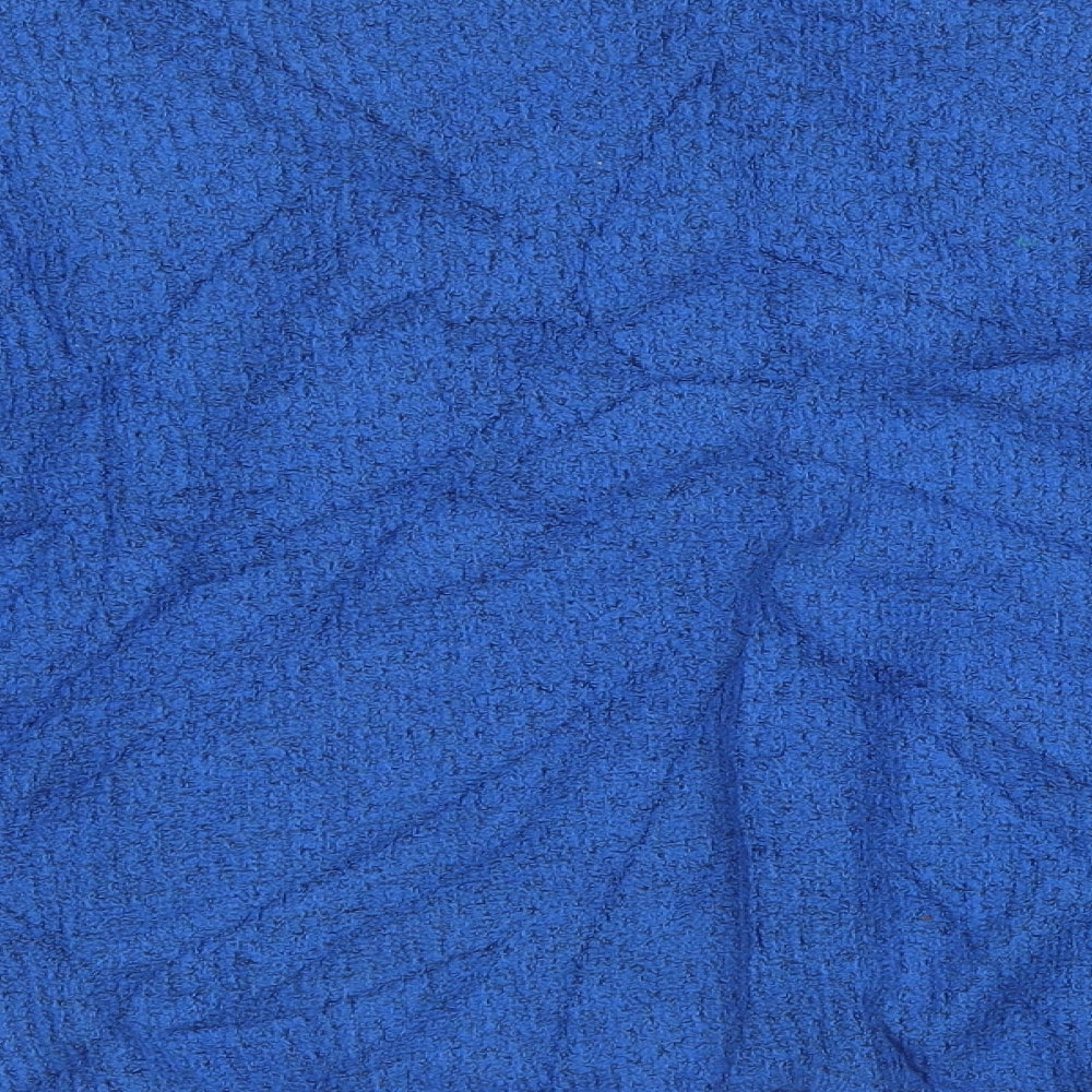 Sainsburys Womens Blue Knit Pullover Sweatshirt Size 16