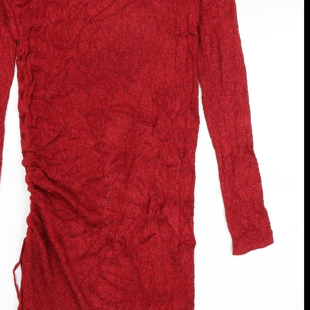 ASOS Womens Red Bodycon Size 10